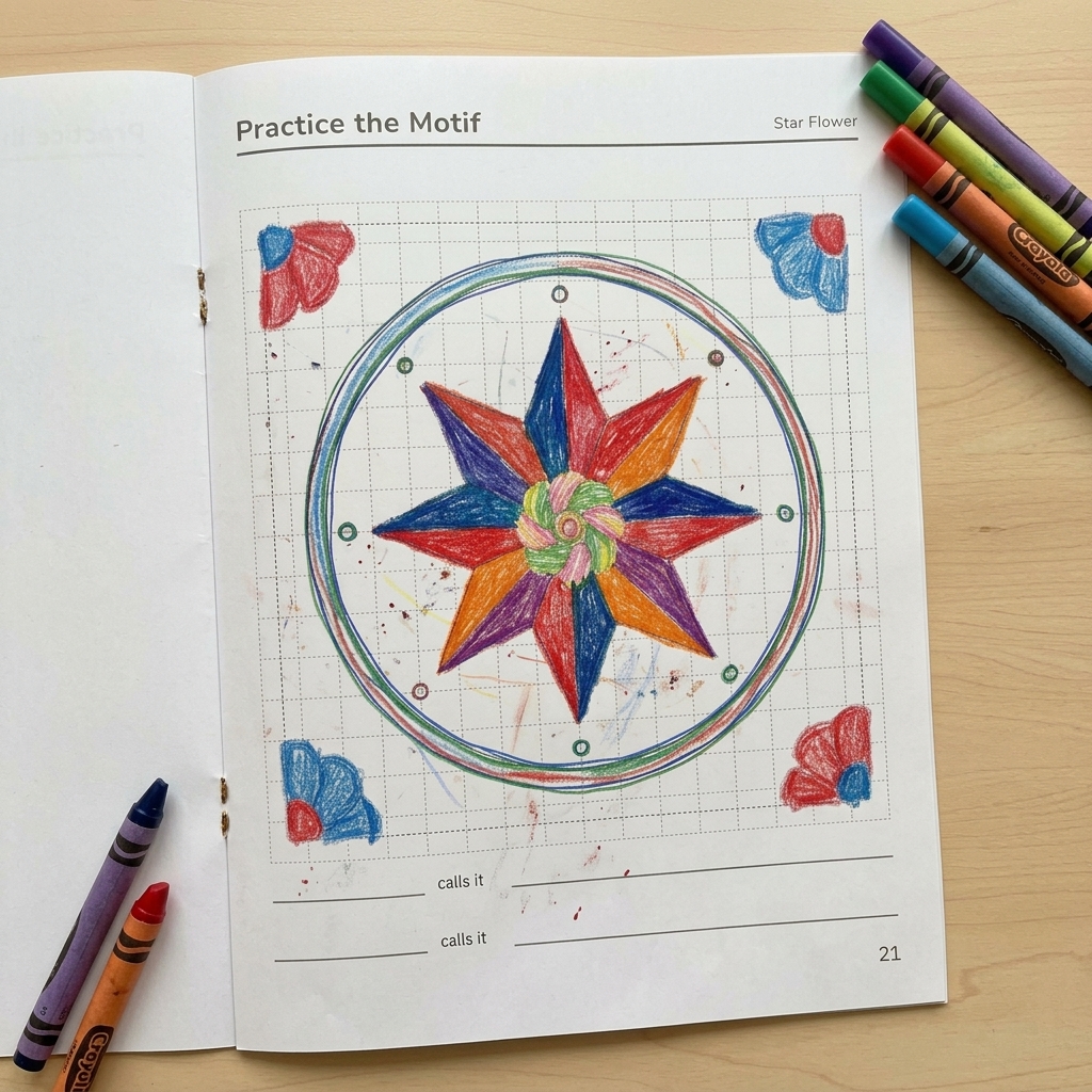 Motif Drawing Book: Our Shapes, Our Stories - Image 4