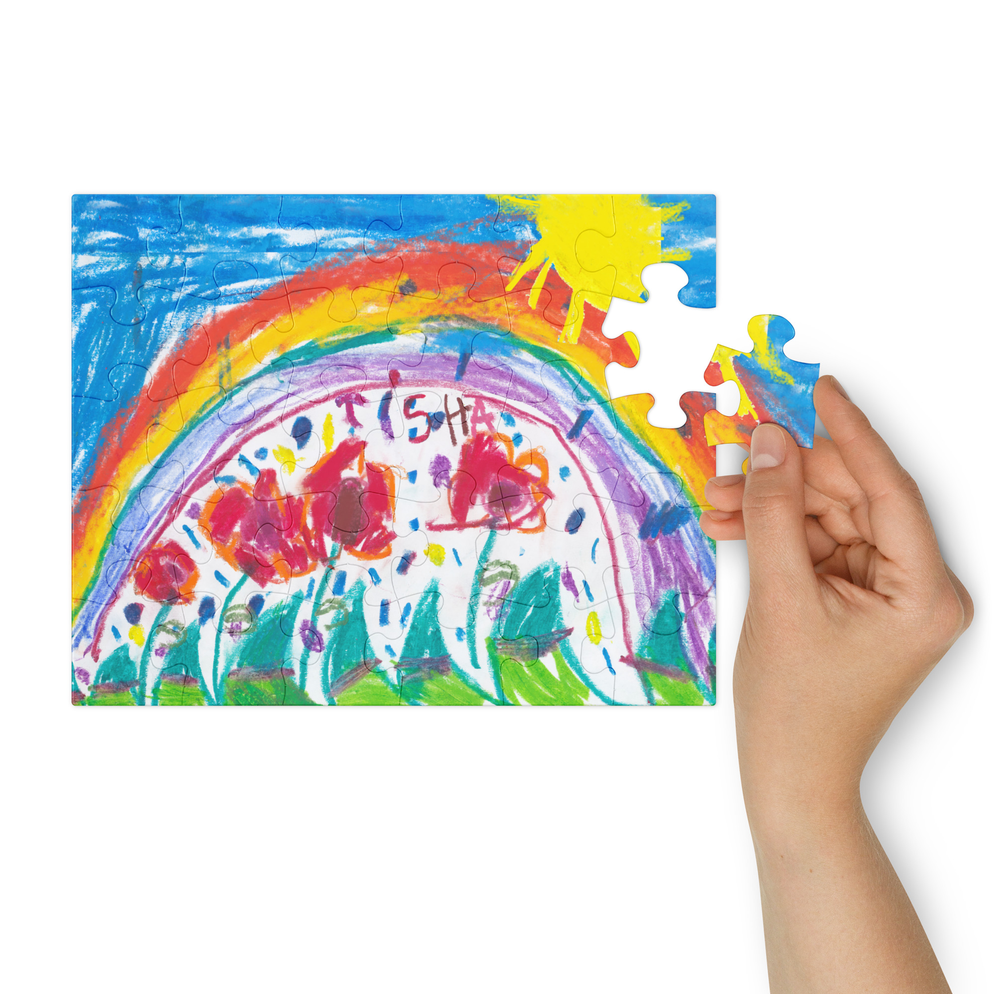 Jigsaw puzzle with tin - Image 3