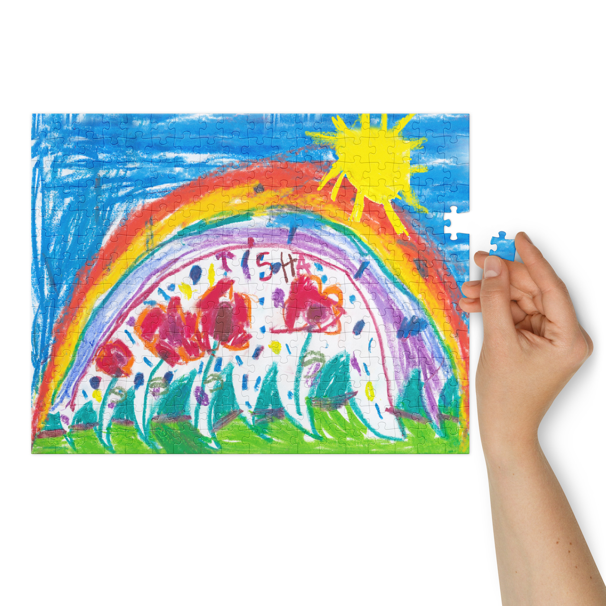 Jigsaw puzzle with tin - Image 4